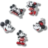Przypinki Jibbitz z Mickey i Minnie (5 sztuk) z PVC Przypinki Jibbitz z Mickey i Minnie (5 sztuk) z PVC
