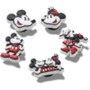 Przypinki Jibbitz z Mickey i Minnie (5 sztuk) z PVC Przypinki Jibbitz z Mickey i Minnie (5 sztuk) z PVC