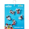 Przypinki Jibbitz z Mickey i Minnie (5 sztuk) z PVC Przypinki Jibbitz z Mickey i Minnie (5 sztuk) z PVC