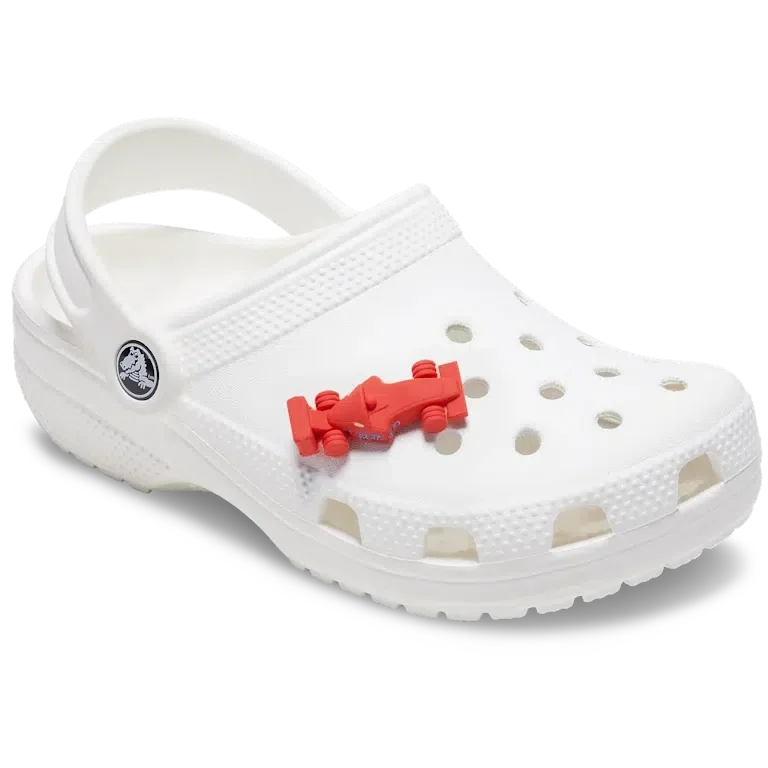 Przypinki Jibbitz™ z motywem czerwonego samochodu wyścigowego 3D Przypinki Jibbitz™ z motywem czerwonego samochodu wyścigowego 3D