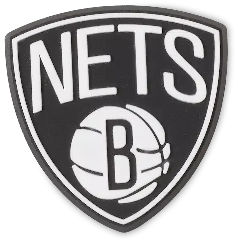 Przypinki Jibbitz™ z motywem drużyny NBA Brooklyn Nets Przypinki Jibbitz™ z motywem drużyny NBA Brooklyn Nets
