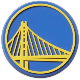 Przypinki Jibbitz™ z motywem drużyny NBA Golden State Warriors