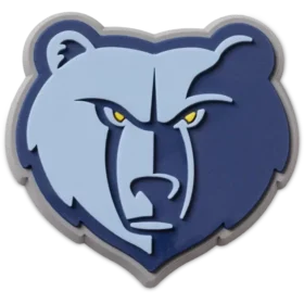 Przypinki Jibbitz™ z motywem drużyny NBA Memphis Grizzlies
