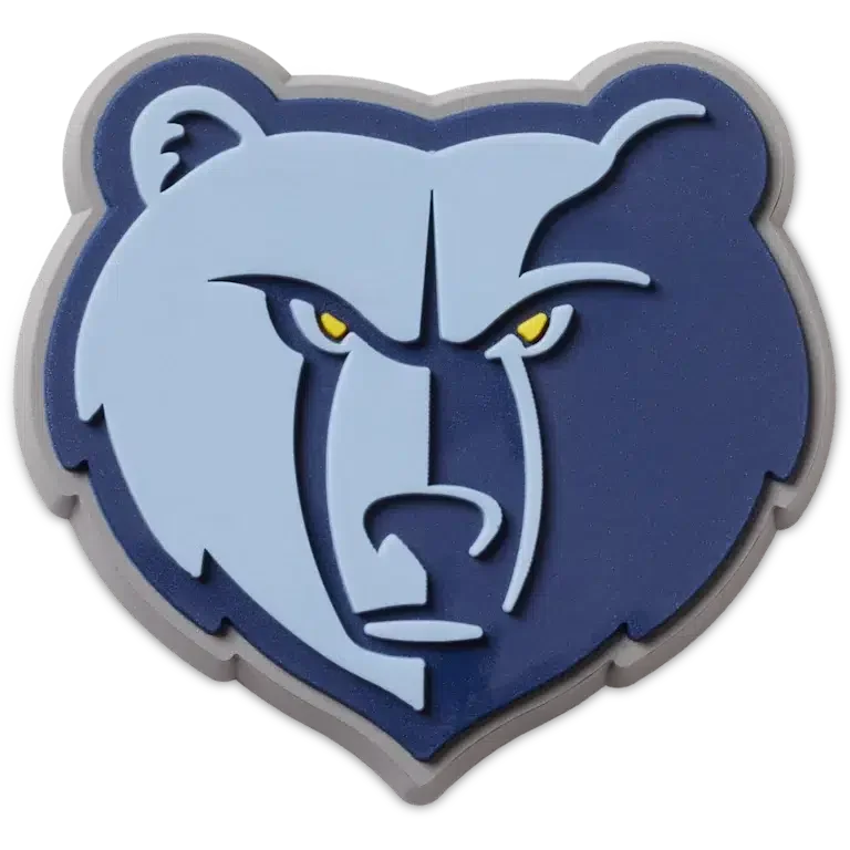 Przypinki Jibbitz™ z motywem drużyny NBA Memphis Grizzlies Przypinki Jibbitz™ z motywem drużyny NBA Memphis Grizzlies