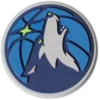 Przypinki Jibbitz™ z motywem drużyny NBA Minnesota Timberwolves Przypinki Jibbitz™ z motywem drużyny NBA Minnesota Timberwolves