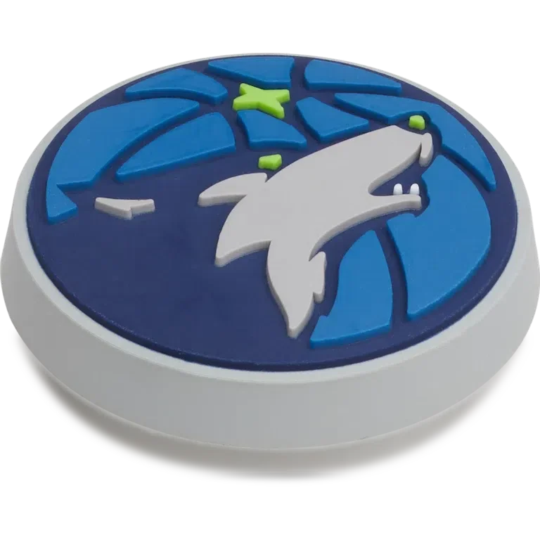 Przypinki Jibbitz™ z motywem drużyny NBA Minnesota Timberwolves Przypinki Jibbitz™ z motywem drużyny NBA Minnesota Timberwolves