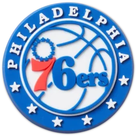 Przypinki Jibbitz™ z motywem drużyny NBA Philadelphia 76ers