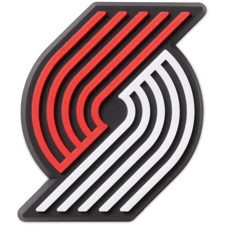 Przypinki Jibbitz™ z motywem drużyny NBA Portland Trailblazers Przypinki Jibbitz™ z motywem drużyny NBA Portland Trailblazers