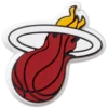 Przypinki Jibbitz™ z motywem Miami Heat z ligi NBA