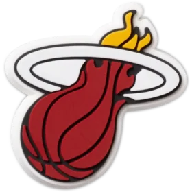 Przypinki Jibbitz™ z motywem Miami Heat z ligi NBA