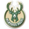 Przypinki Jibbitz™ z motywem Milwaukee Bucks z ligi NBA