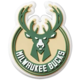 Przypinki Jibbitz™ z motywem Milwaukee Bucks z ligi NBA