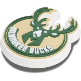 Przypinki Jibbitz™ z motywem Milwaukee Bucks z ligi NBA