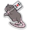 Przypinki Jibbitz™ z motywem „Nyc Rats Run the City” Przypinki Jibbitz™ z motywem „Nyc Rats Run the City”