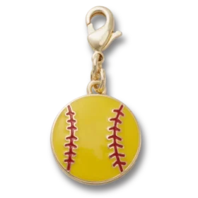 Przypinki Jibbitz™ z motywem softballu