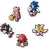 Przypinki Jibbitz™ z motywem Sonic the Hedgehog (pakiet 5 szt.) Przypinki Jibbitz™ z motywem Sonic the Hedgehog (pakiet 5 szt.)