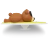 Przypinki Jibbitz™ z motywem surfującego misia Przypinki Jibbitz™ z motywem surfującego misia