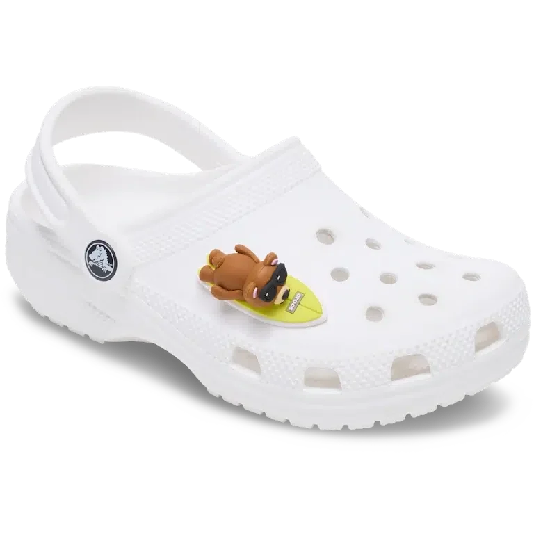 Przypinki Jibbitz™ z motywem surfującego misia Przypinki Jibbitz™ z motywem surfującego misia