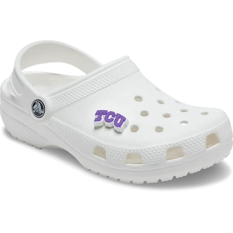 Przypinki Jibbitz™ z motywem Texas Christian University Przypinki Jibbitz™ z motywem Texas Christian University