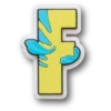 Przypinki Jibbitz™ z postaciami Disneya – litera F Przypinki Jibbitz™ z postaciami Disneya – litera F