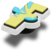 Przypinki Jibbitz™ z postaciami Disneya – litera F Przypinki Jibbitz™ z postaciami Disneya – litera F