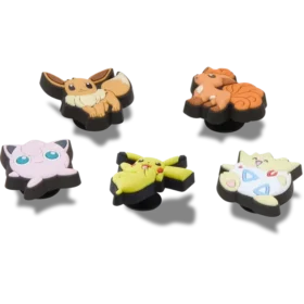 Przypinki Jibbitz™ z postaciami z Pokemonów (zestaw 5 szt.)