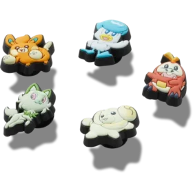 Przypinki Jibbitz™ z serii Pokémon Paldea – zestaw 5 sztuk