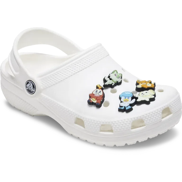 Przypinki Jibbitz™ z serii Pokémon Paldea – zestaw 5 sztuk Przypinki Jibbitz™ z serii Pokémon Paldea – zestaw 5 sztuk