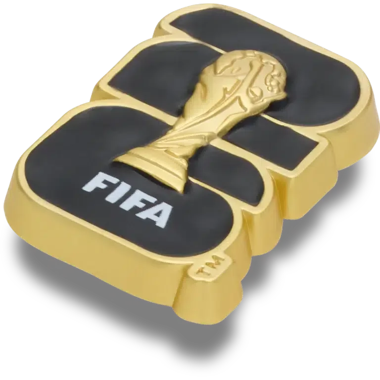 Przypinki Jibbitz™ z trofeum Mistrzostw Świata FIFA 2026 Przypinki Jibbitz™ z trofeum Mistrzostw Świata FIFA 2026