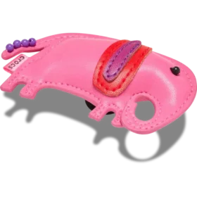 Przypinki Jibbitz™ ze sztucznej skóry w kształcie słonia