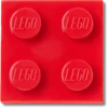 Przypinki Lego® Jibbitz™ – czerwona płytka 2×2 Przypinki Lego® Jibbitz™ – czerwona płytka 2×2
