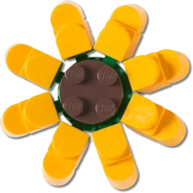 Przypinki Lego® Jibbitz™ w kształcie słonecznika