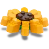 Przypinki Lego® Jibbitz™ w kształcie słonecznika Przypinki Lego® Jibbitz™ w kształcie słonecznika