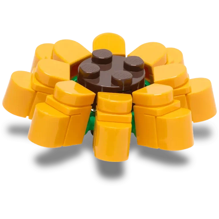 Przypinki Lego® Jibbitz™ w kształcie słonecznika Przypinki Lego® Jibbitz™ w kształcie słonecznika