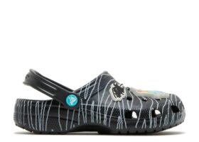 Ron English x Classic Clog Kids „Party Animals – Zebra Black”