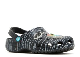 Ron English x Classic Clog Kids „Party Animals – Zebra Black”