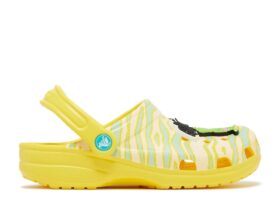 Ron English x Classic Clog Kids „Party Animals – Zebra Lemon”