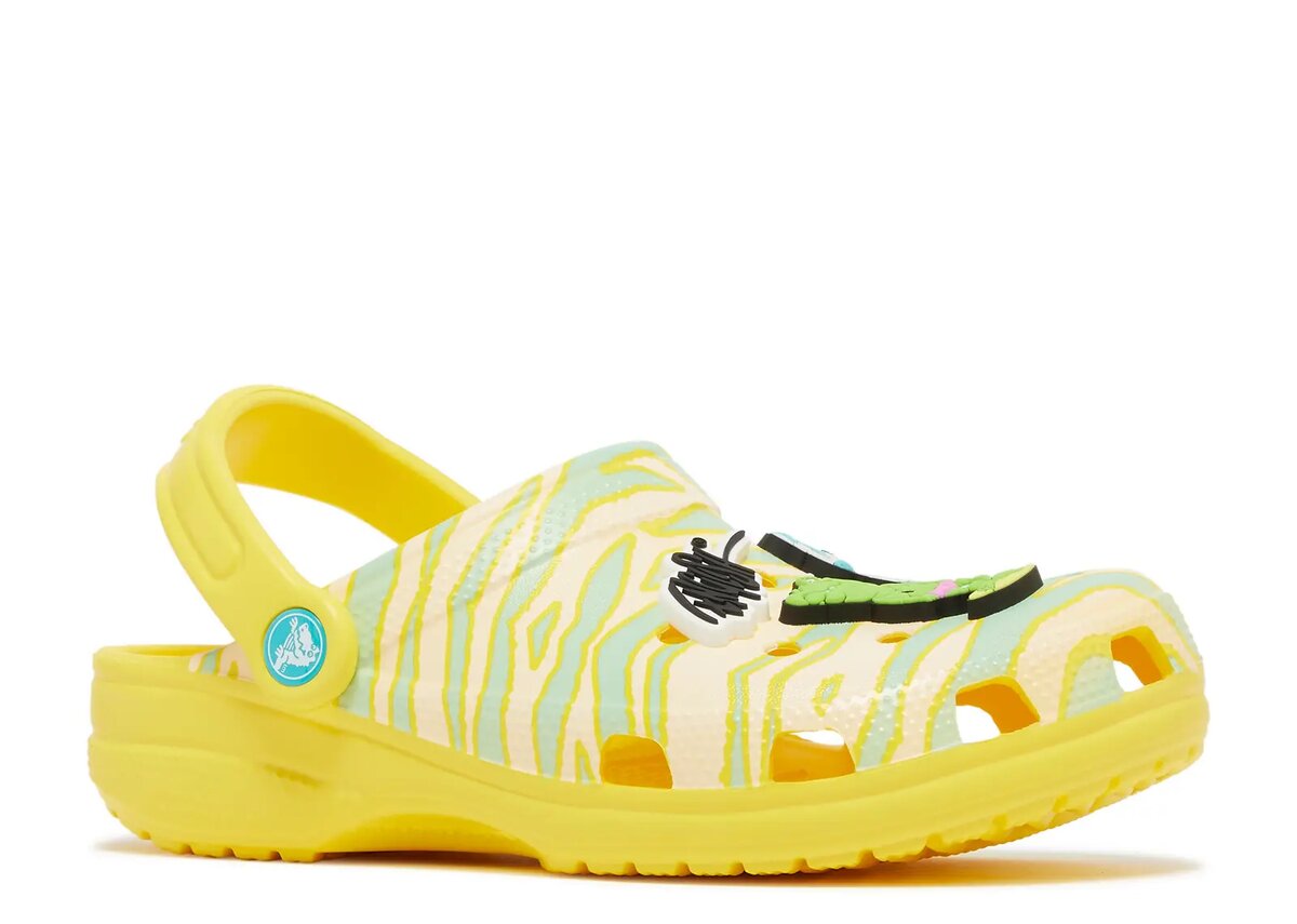 Ron English x Classic Clog Kids „Party Animals – Zebra Lemon” Ron English x Classic Clog Kids „Party Animals – Zebra Lemon”