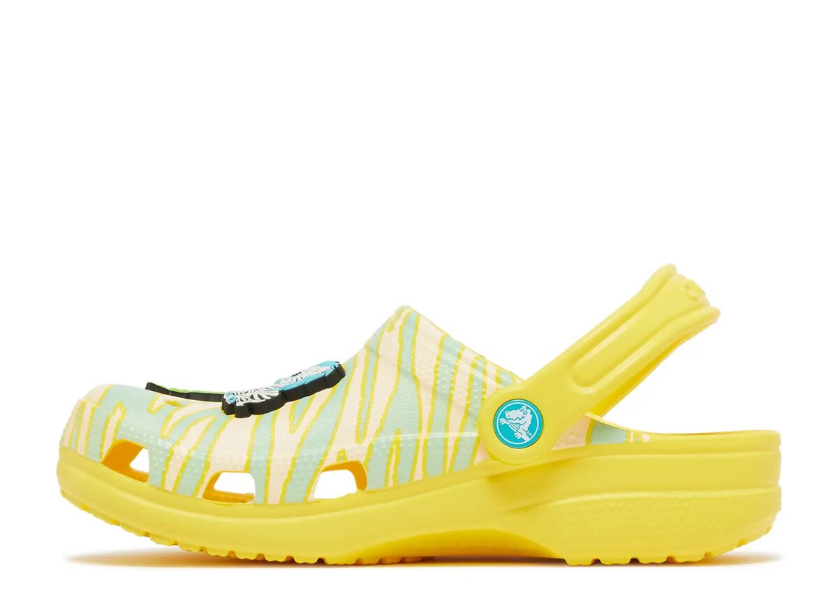 Ron English x Classic Clog Kids „Party Animals – Zebra Lemon” Ron English x Classic Clog Kids „Party Animals – Zebra Lemon”