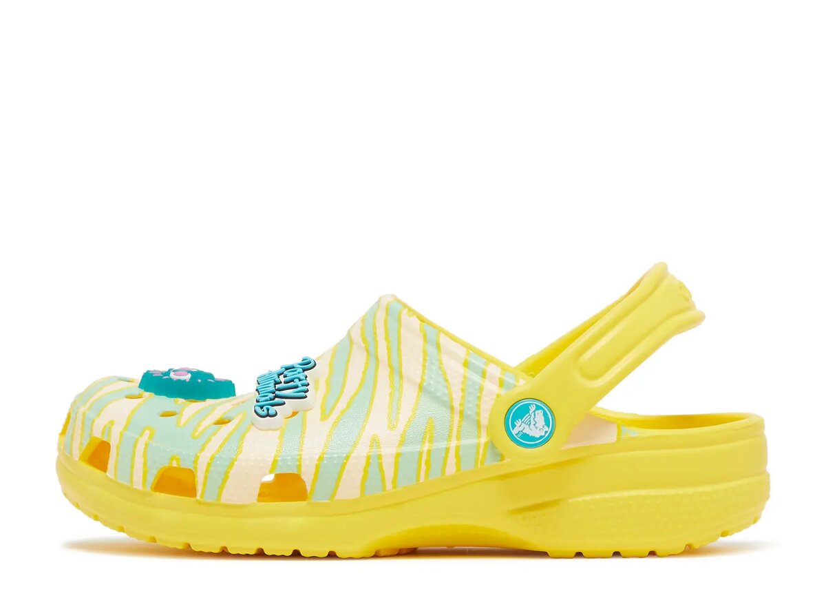 Ron English x Classic Clog Kids „Party Animals – Zebra Lemon” Ron English x Classic Clog Kids „Party Animals – Zebra Lemon”
