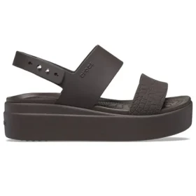 Sandały Brooklyn Croco Low w kolorze espresso „Brown”