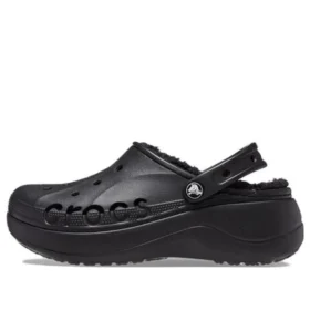 Sandały na platformie Baya Lined Clog „Black”