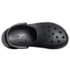 Sandały Small Whale Retro Crocs z grubą podeszwą, czarne