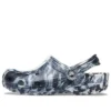 Sandały unisex Beach Marbled „Black White”