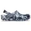Sandały unisex Beach Marbled „Black White”