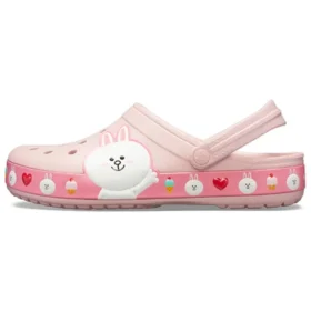 Sandały unisex Crocs x Line Friends w kolorze Beach Pink