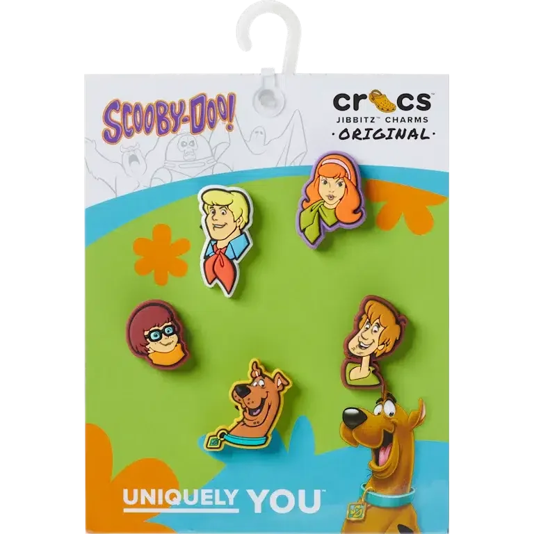 Scooby Doo! Zestaw 5 przypinek Jibbitz™ Scooby Doo! Zestaw 5 przypinek Jibbitz™