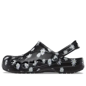 Sezonowe chodaki Baya z nadrukiem „Black Daisy”