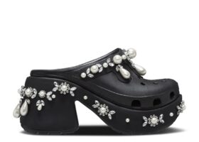 Simone Rocha x Siren Spiked Chodaki „Black”
