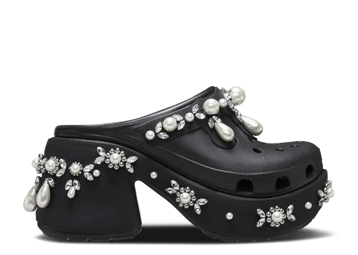 Simone Rocha x Siren Spiked Chodaki „Black” Simone Rocha x Siren Spiked Chodaki „Black”